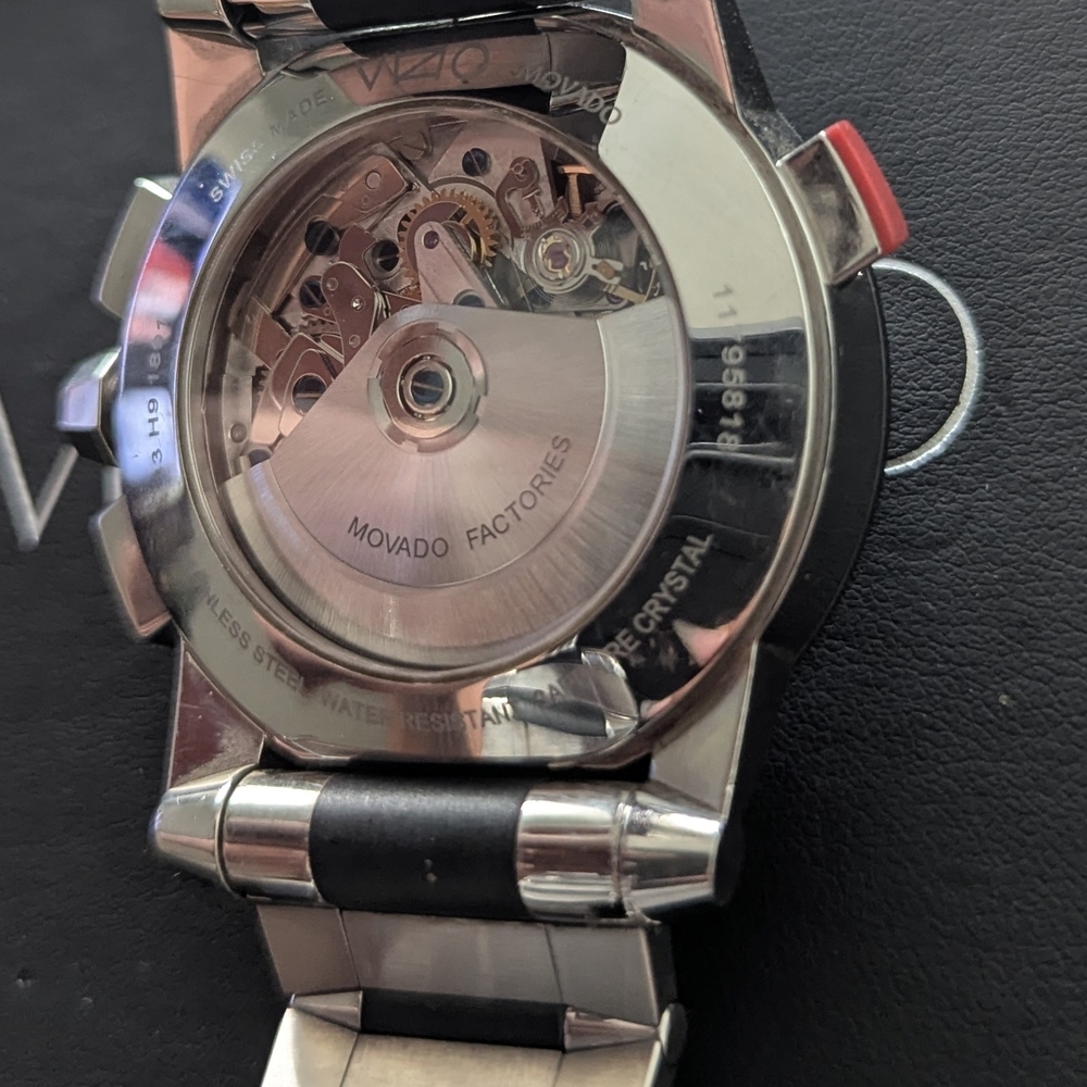 Movado Watch AUTOMATIC RED LABEL/VIZIO $5995 - Picture 11 of 16